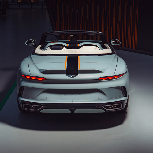 2026 Bentley Batur Convertible Mulliner Rear View