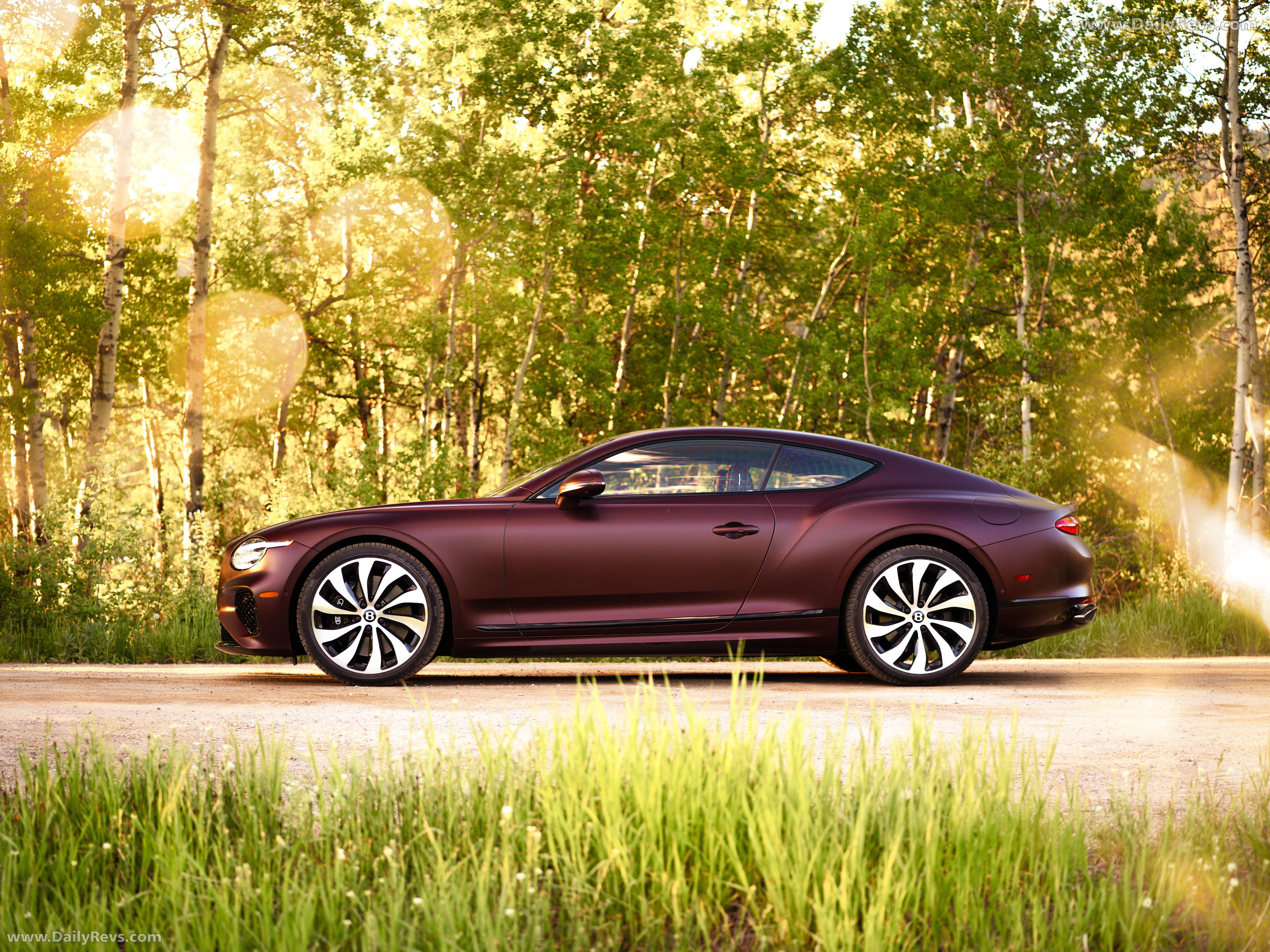 2025 Bentley Continental GT Cricket Ball Satin Side View