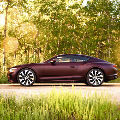 2025 Bentley Continental GT Cricket Ball Satin Side View
