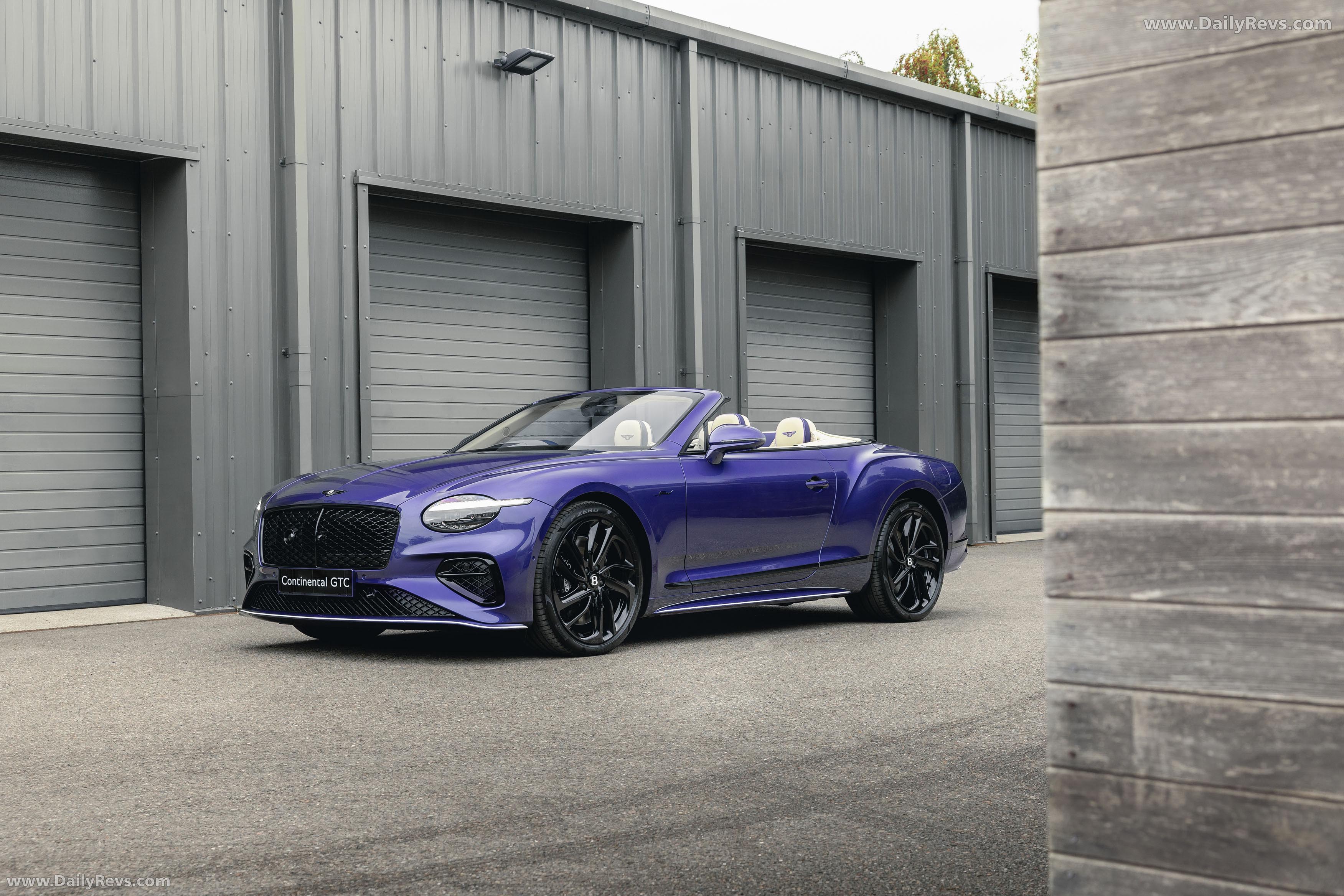 2026 Bentley Continental GTC Violette Front View