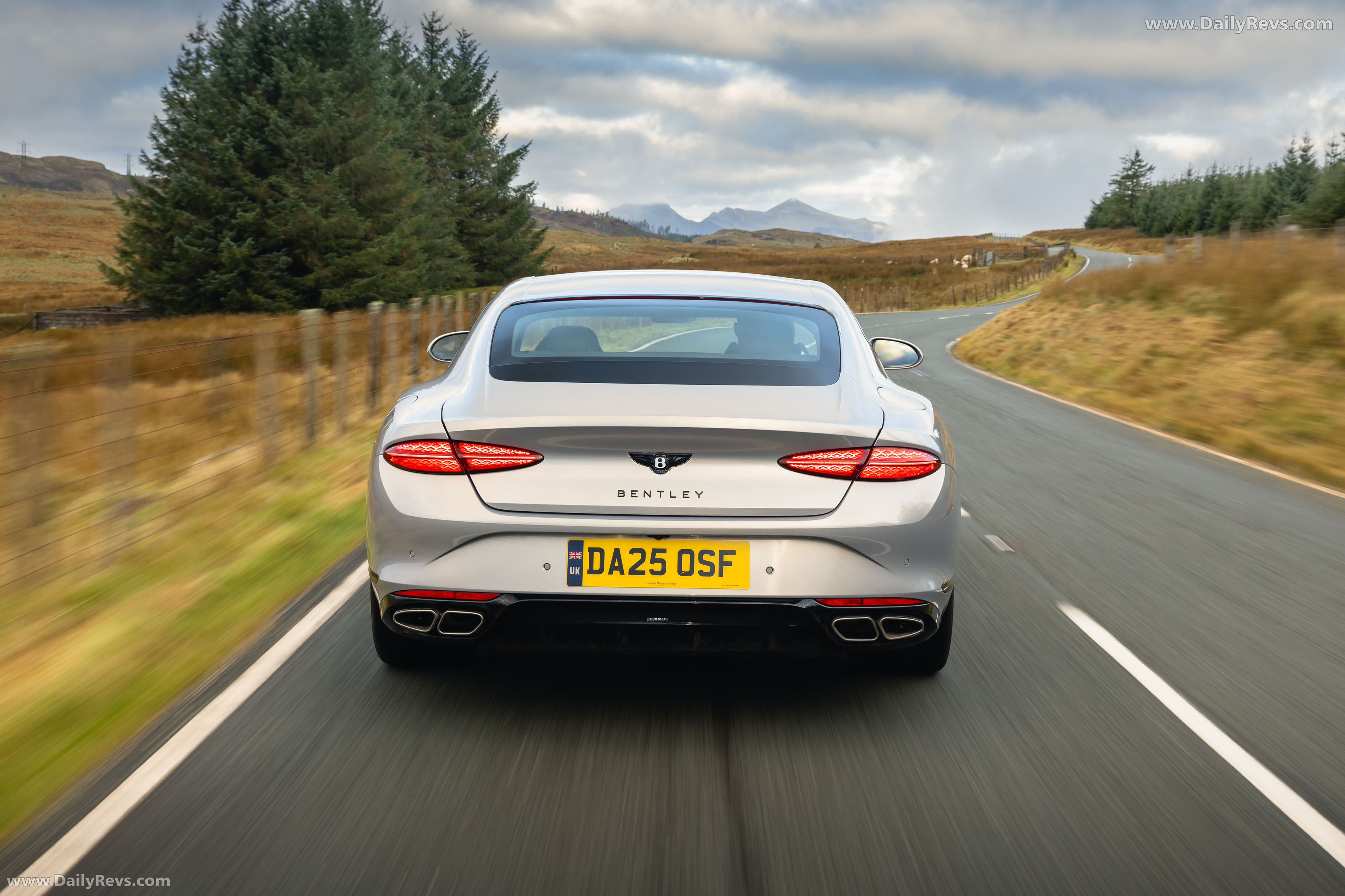2026 Bentley Continental GT Black Edition Rear View