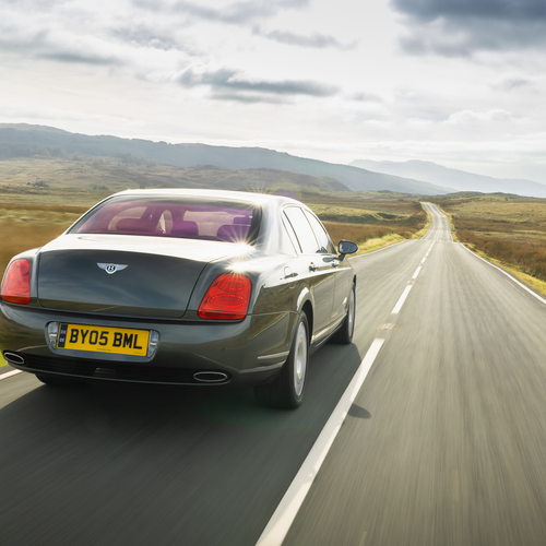 2005 Bentley Continental Flying Spur Rear View