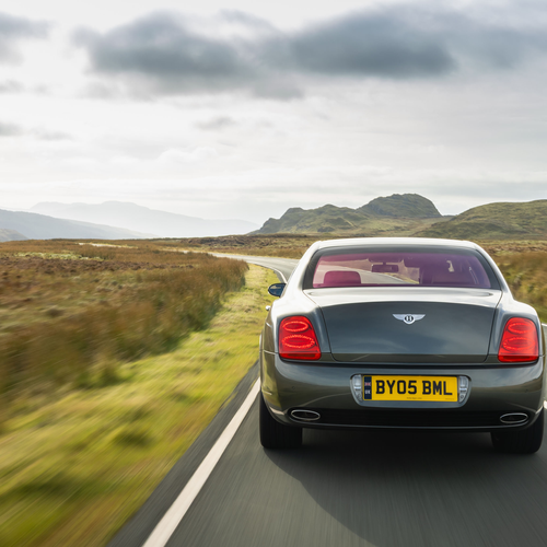 2005 Bentley Continental Flying Spur Rear View
