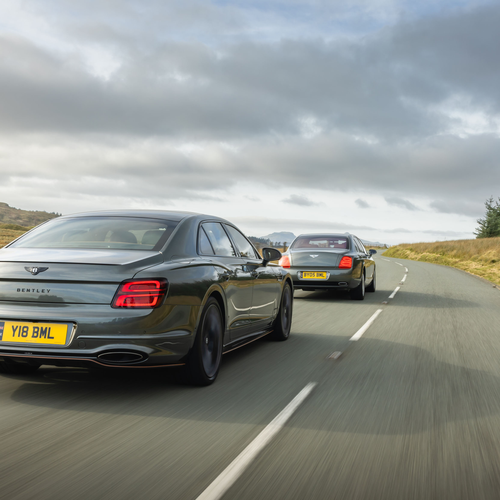 2005 Bentley Continental Flying Spur Rear View