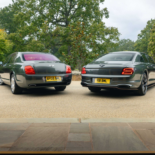 2005 Bentley Continental Flying Spur Rear View