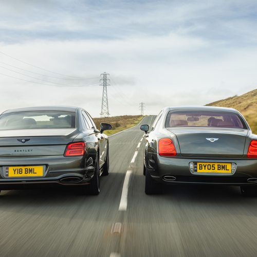 2005 Bentley Continental Flying Spur Rear View
