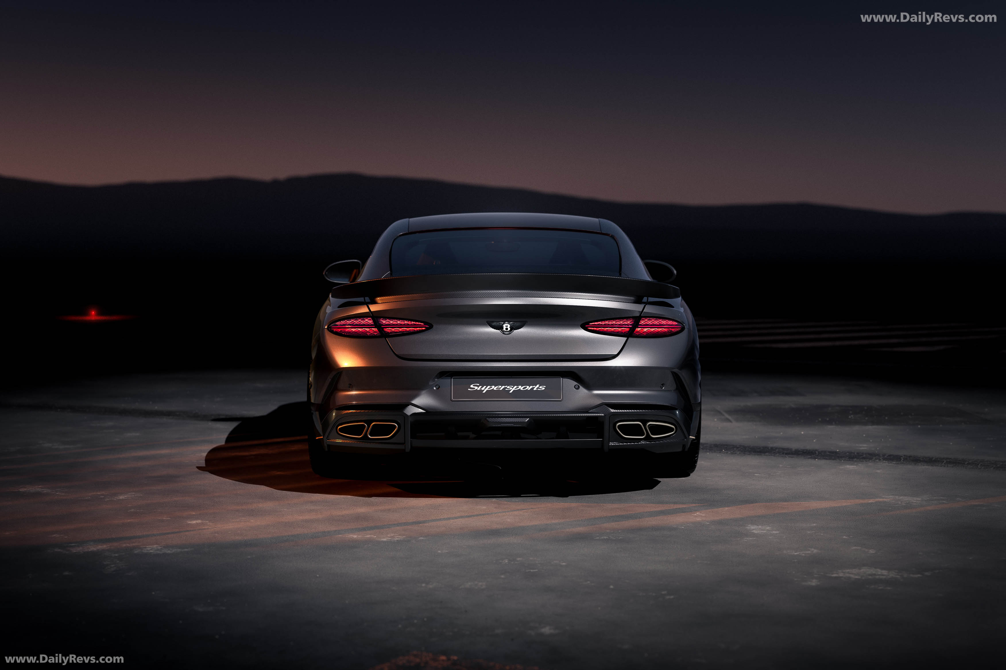 2027 Bentley Supersports Rear View