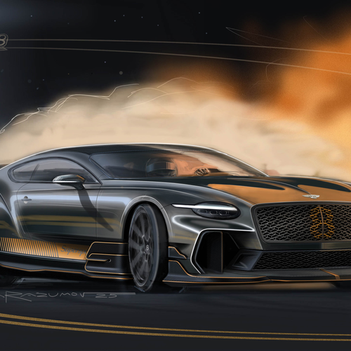 2027 Bentley Supersports Sketches