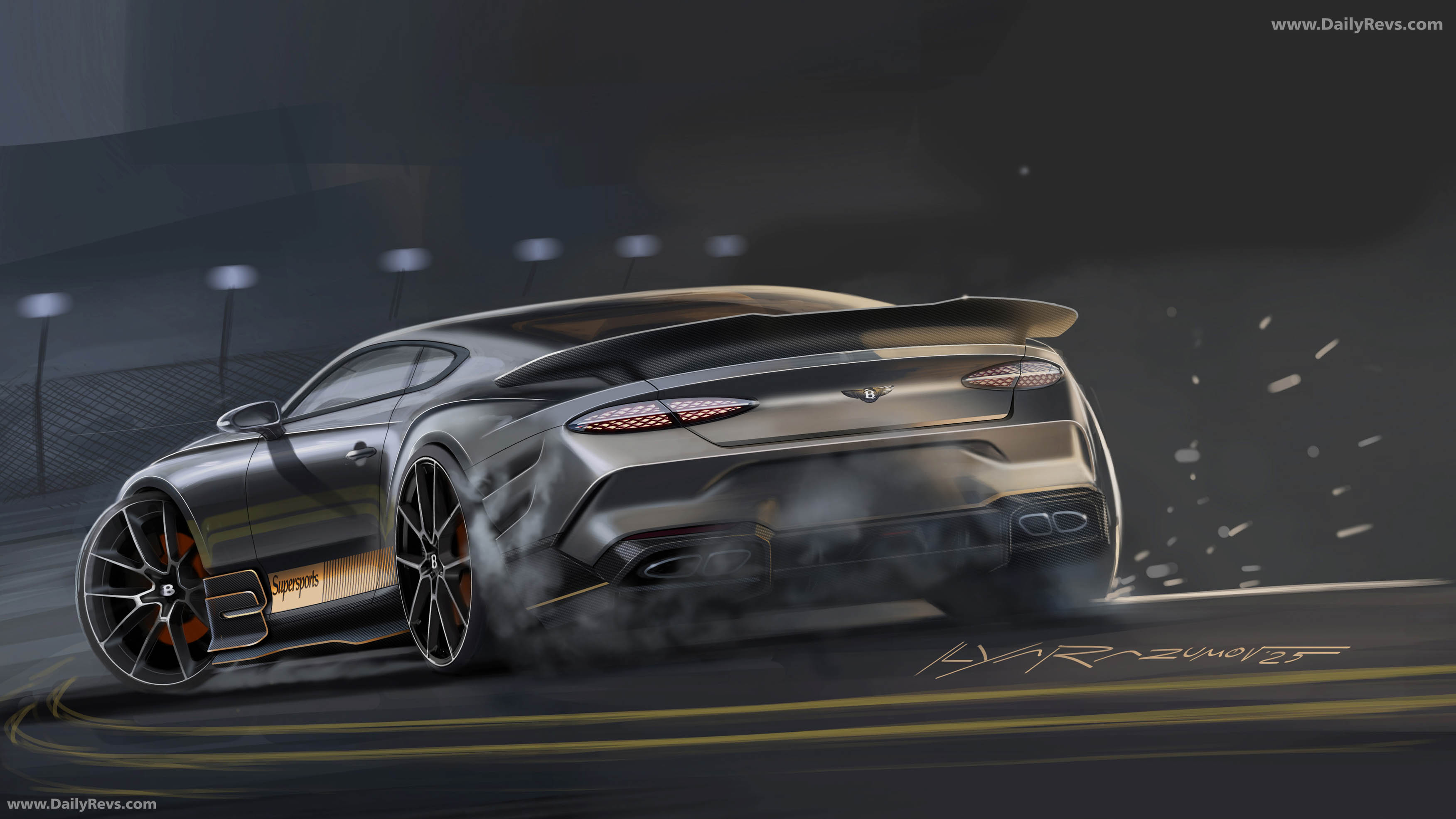 2027 Bentley Supersports Sketches