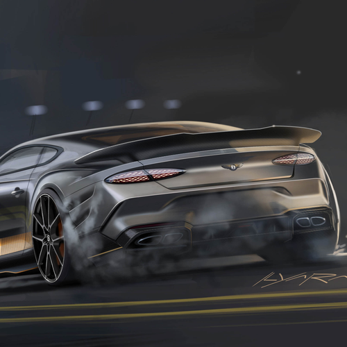 2027 Bentley Supersports Sketches