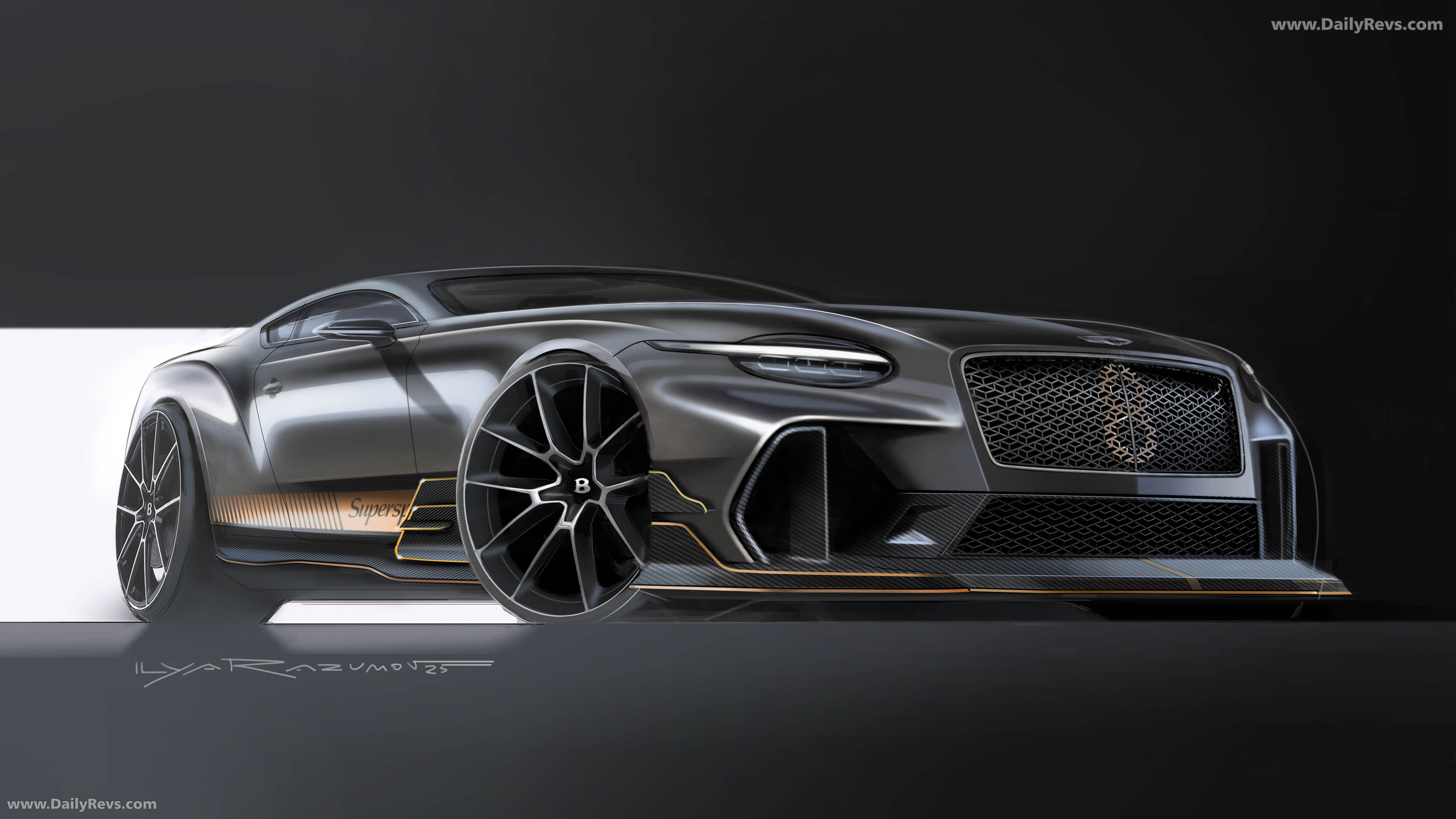 2027 Bentley Supersports Sketches