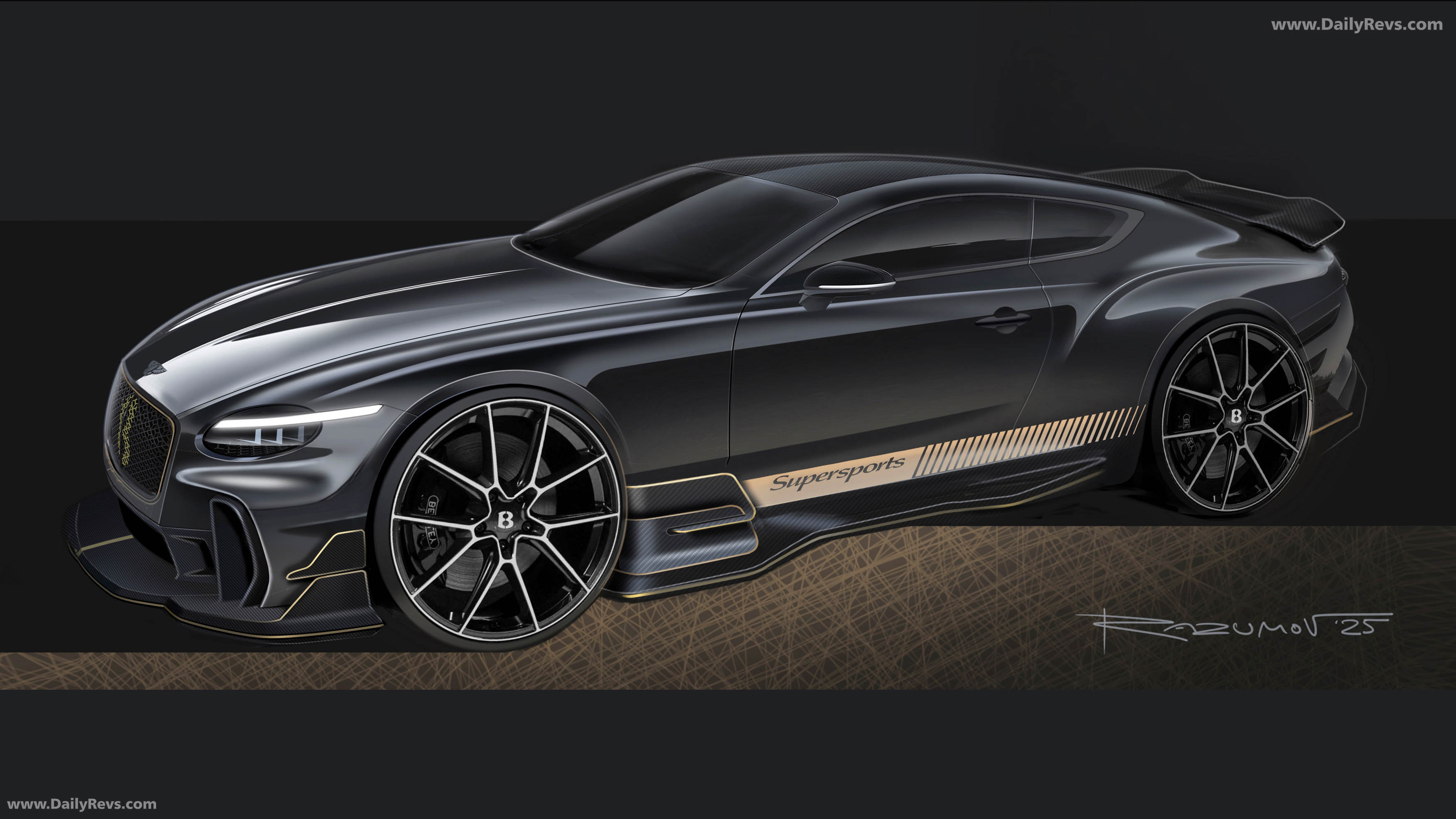 2027 Bentley Supersports Sketches