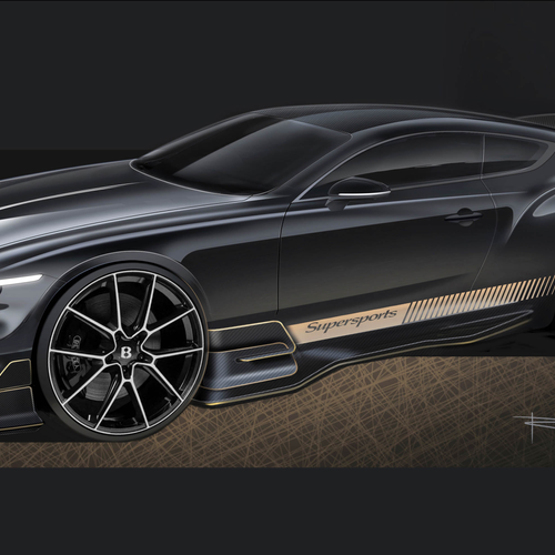 2027 Bentley Supersports Sketches