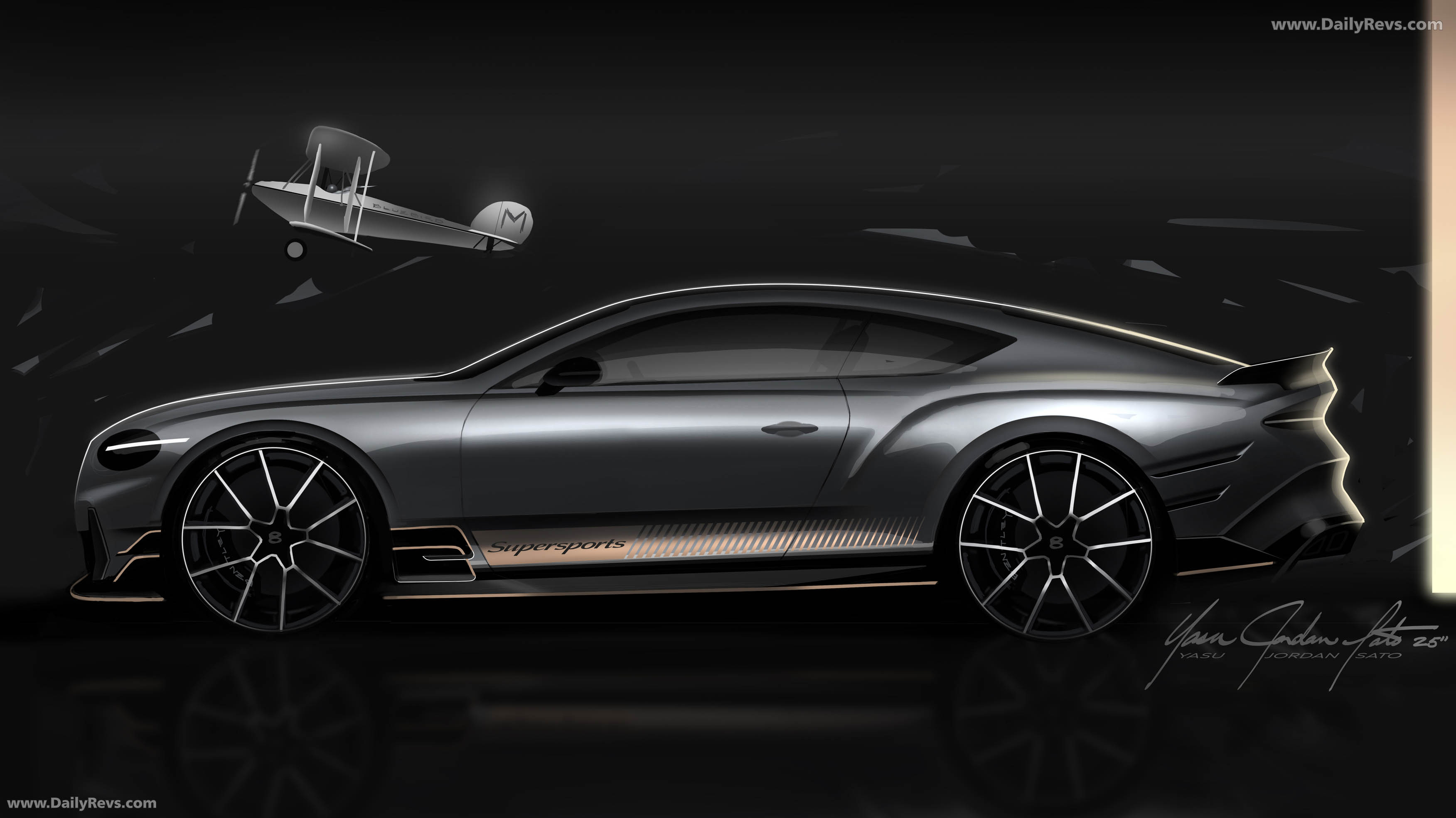 2027 Bentley Supersports Sketches