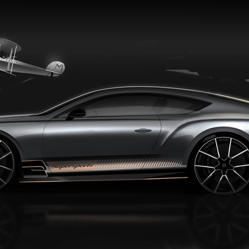 2027 Bentley Supersports Sketches