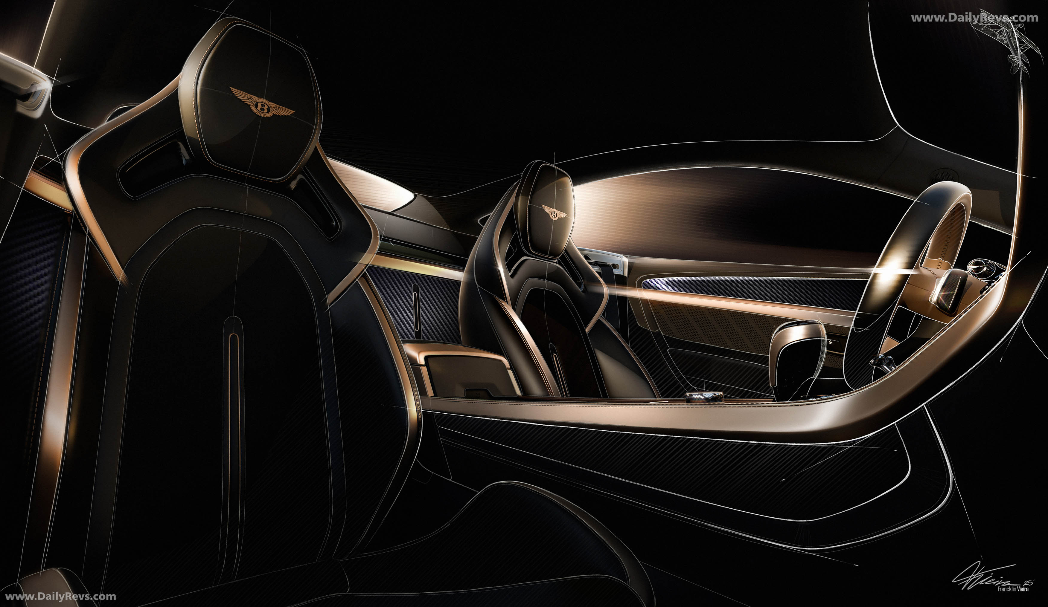 2027 Bentley Supersports Sketches