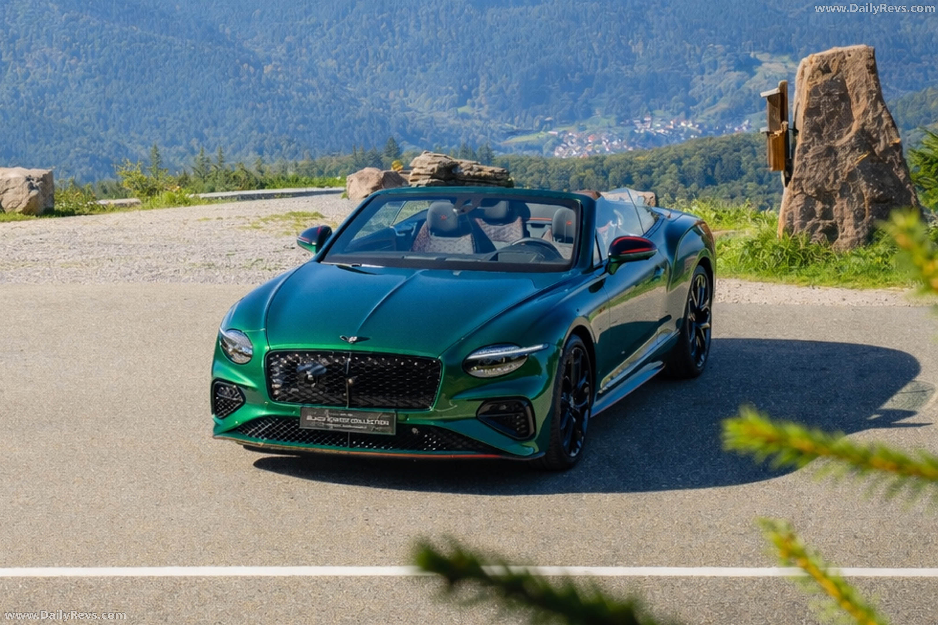 2026 Bentley Continental GTC Black Forest Collection Front View
