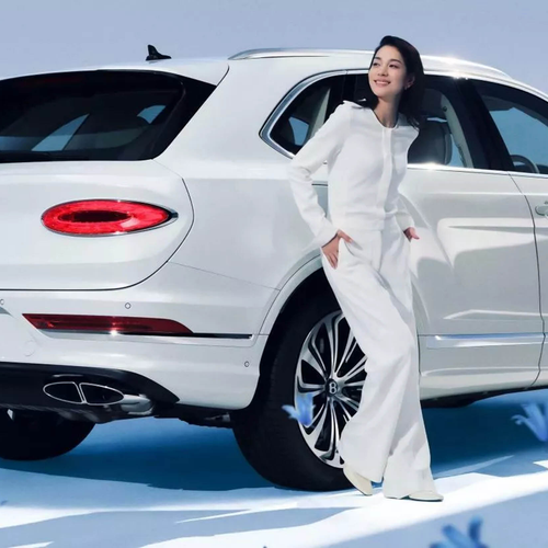 2026 Bentley Bentayga Something Blue Collection Rear View