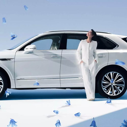 2026 Bentley Bentayga Something Blue Collection Side View