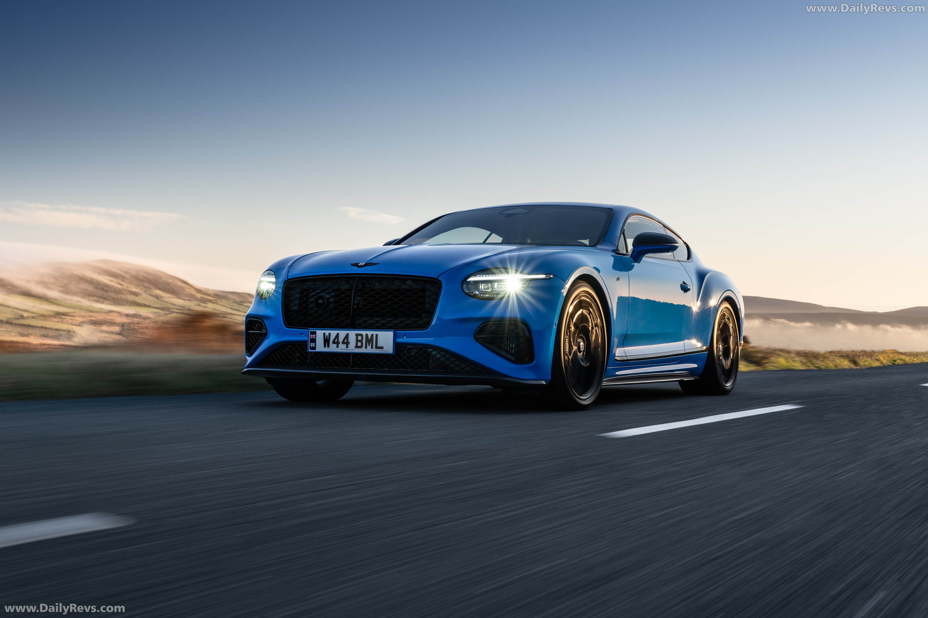 2027 Bentley Continental GT S Spark Blue Front View