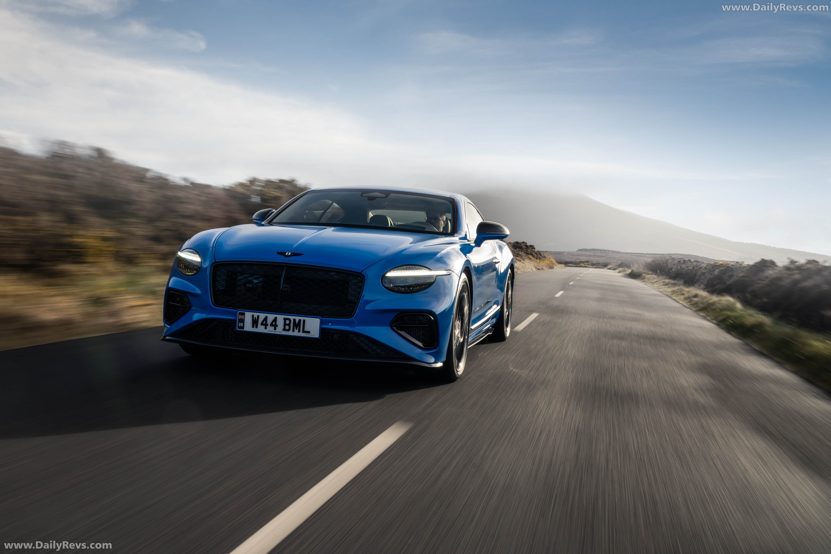 2027 Bentley Continental GT S Spark Blue Front View