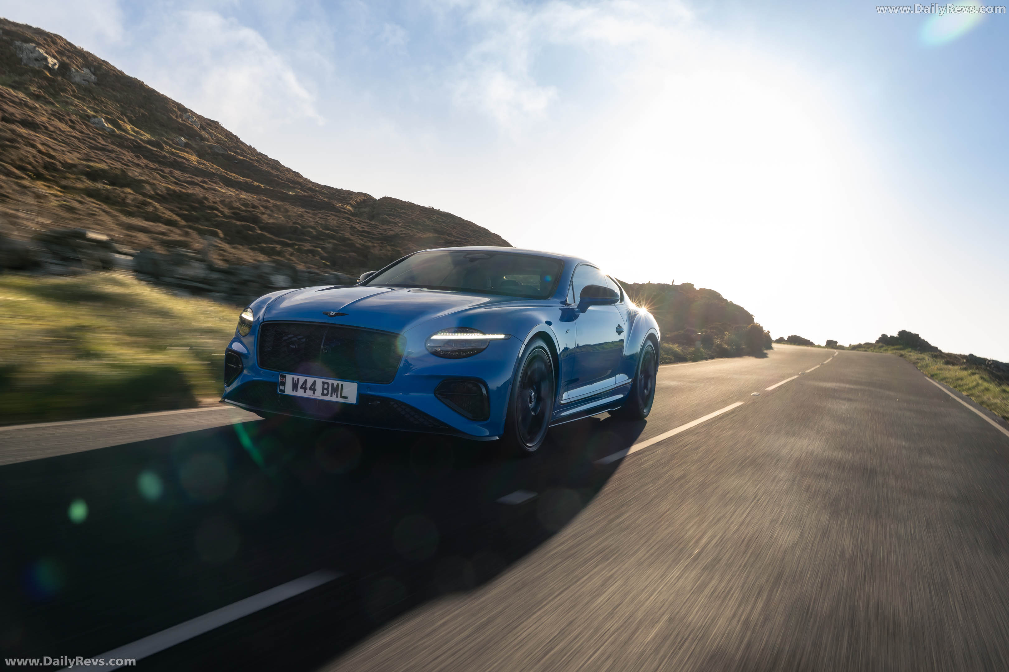 2027 Bentley Continental GT S Spark Blue Front View