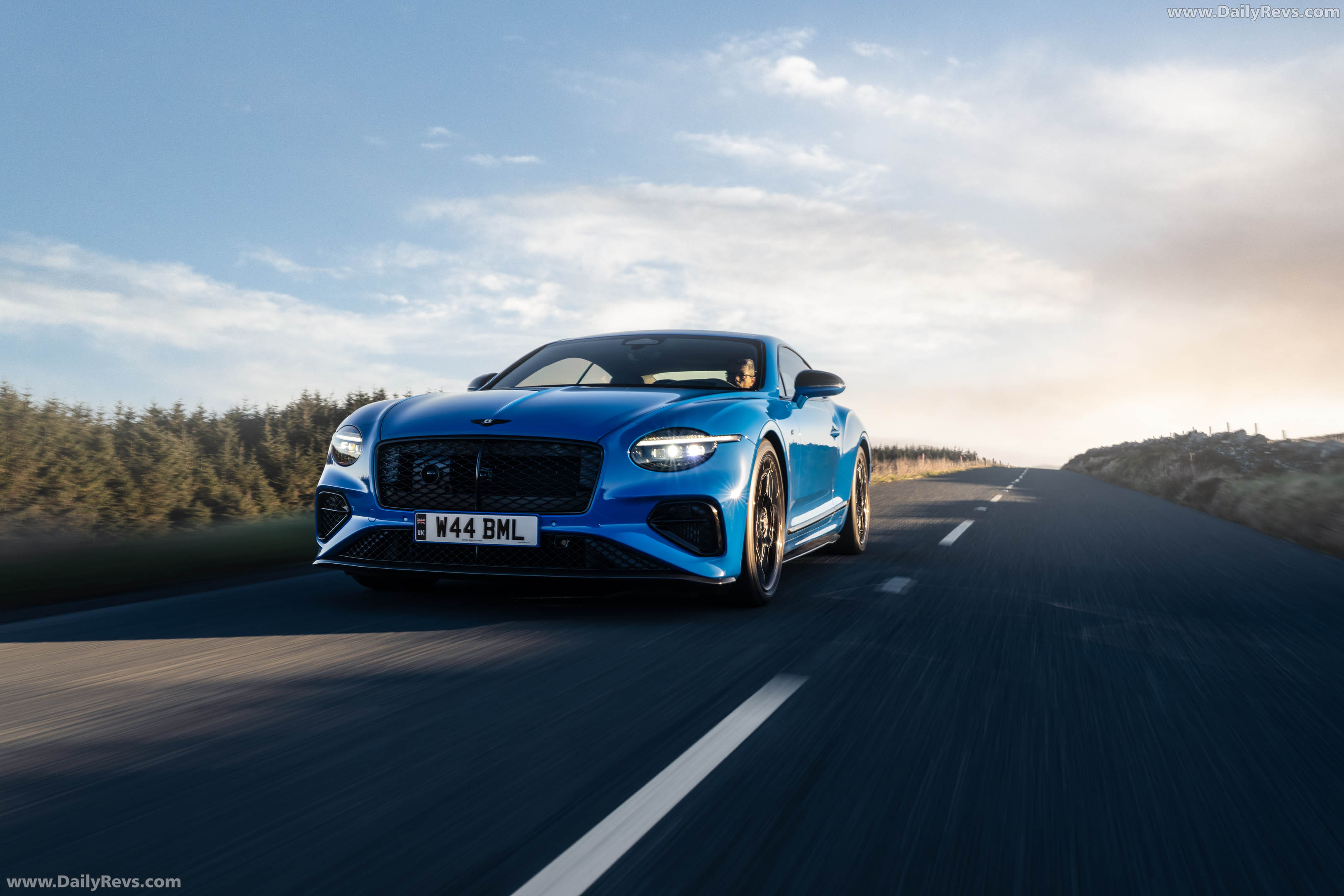 2027 Bentley Continental GT S Spark Blue Front View