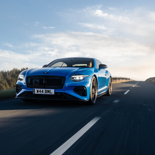 2027 Bentley Continental GT S Spark Blue Front View