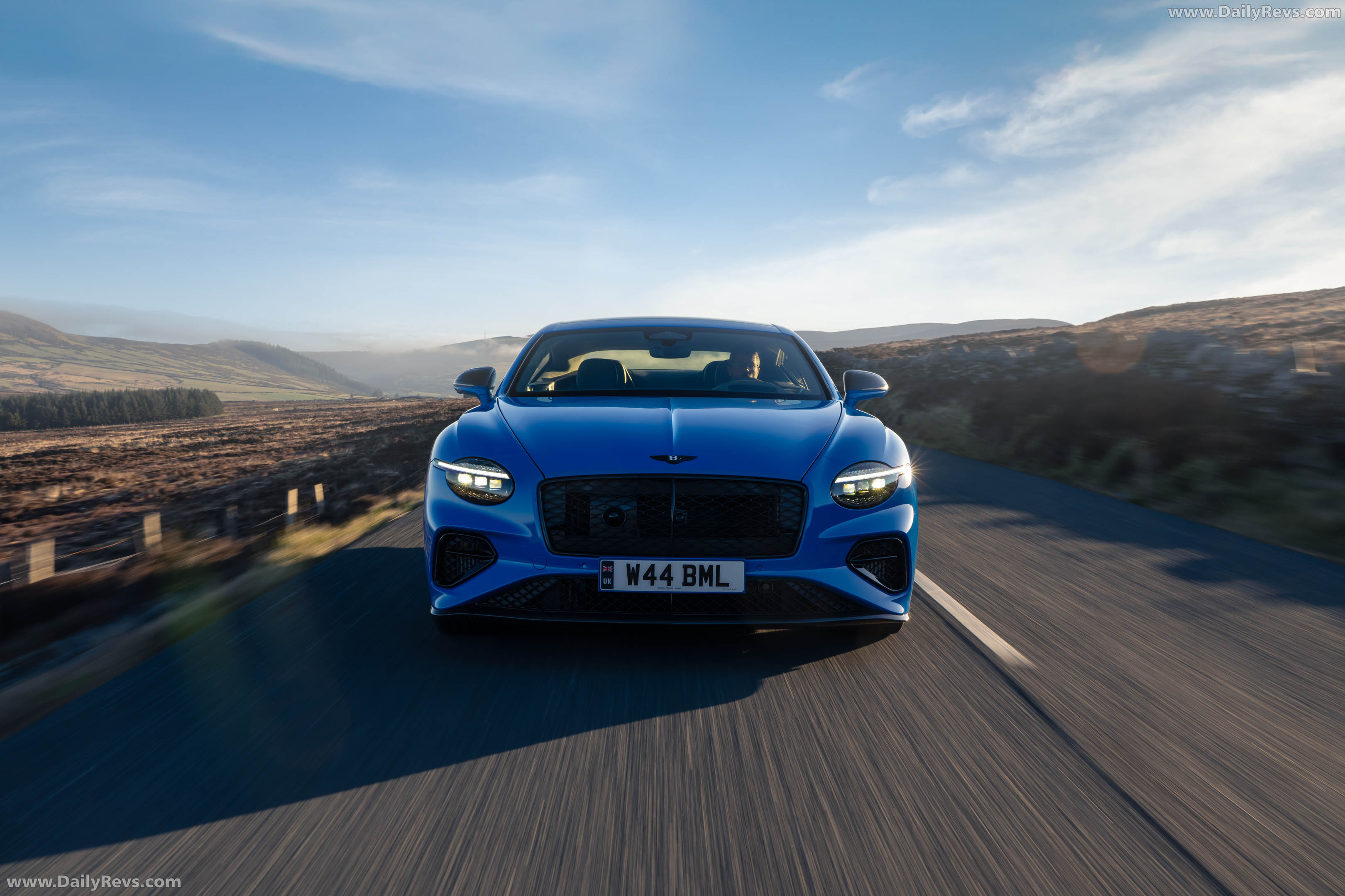 2027 Bentley Continental GT S Spark Blue Front View