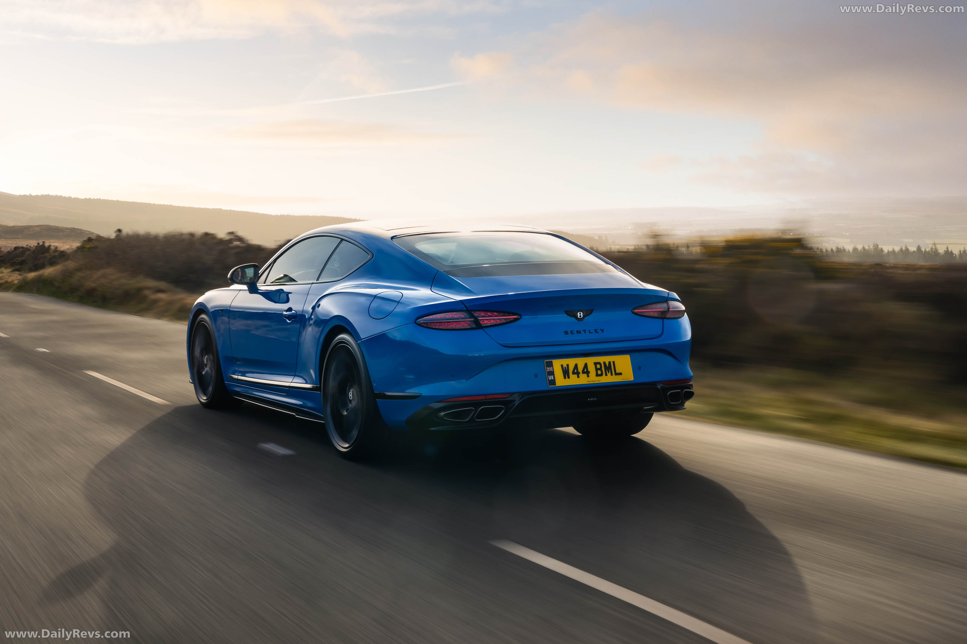 2027 Bentley Continental GT S Spark Blue Rear View