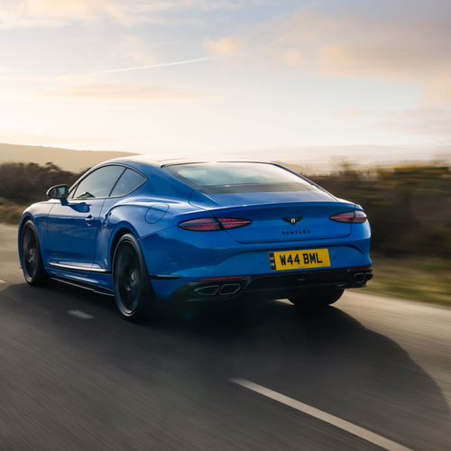 2027 Bentley Continental GT S Spark Blue Rear View