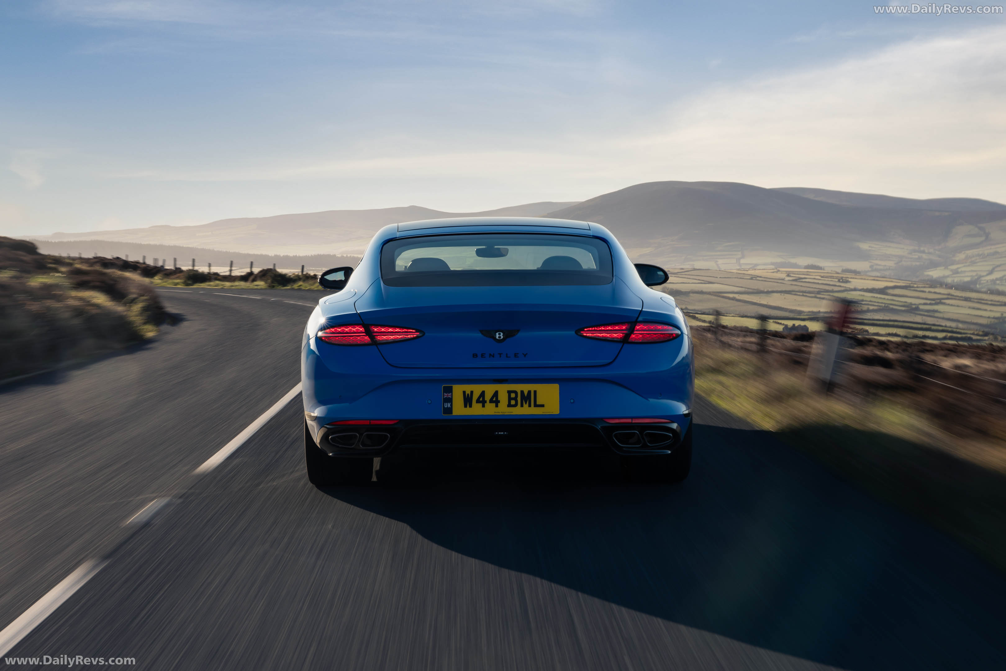 2027 Bentley Continental GT S Spark Blue Rear View