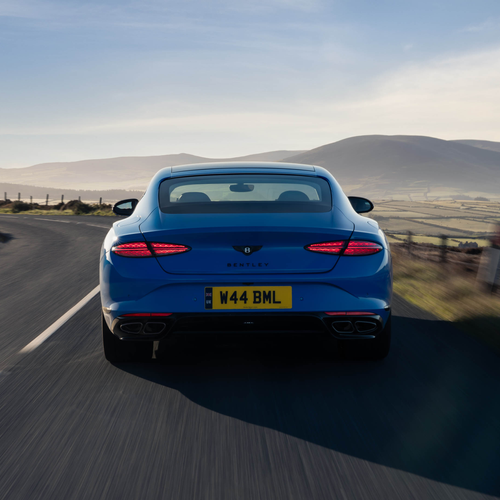 2027 Bentley Continental GT S Spark Blue Rear View