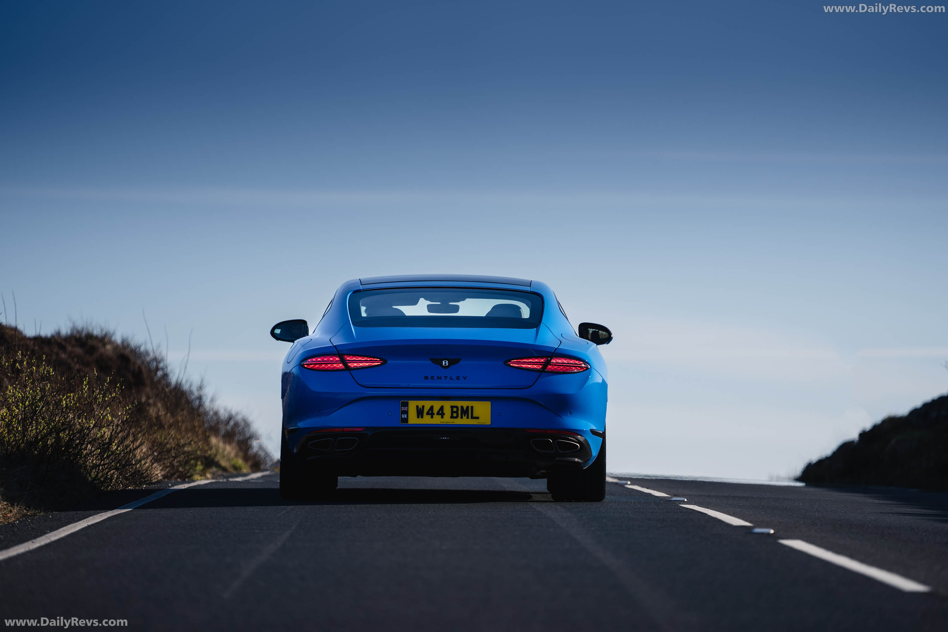 2027 Bentley Continental GT S Spark Blue Rear View