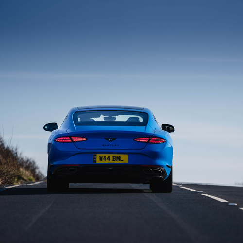2027 Bentley Continental GT S Spark Blue Rear View