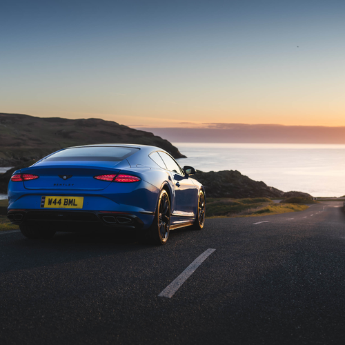 2027 Bentley Continental GT S Spark Blue Rear View