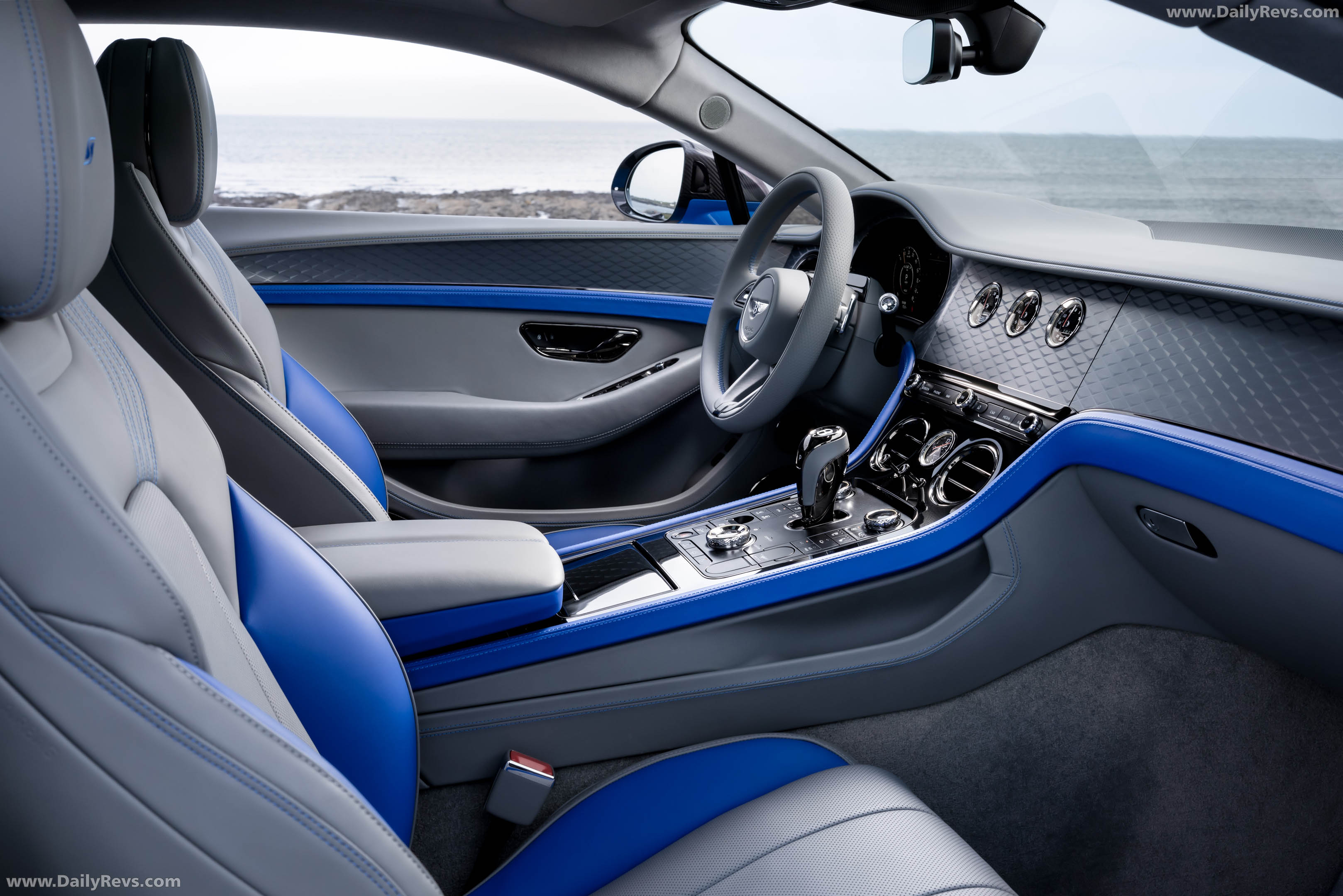 2027 Bentley Continental GT S Spark Blue Interior