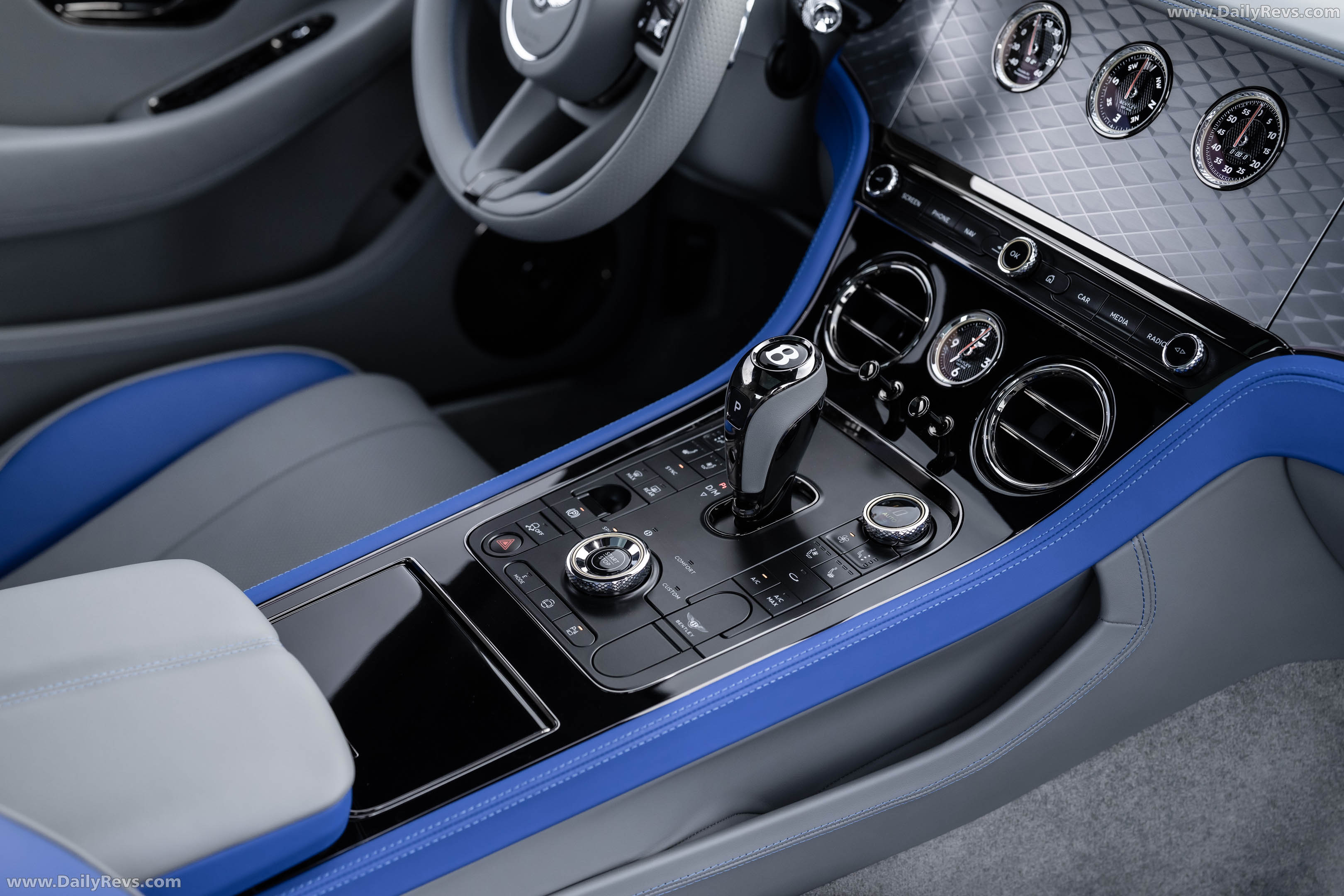 2027 Bentley Continental GT S Spark Blue Interior