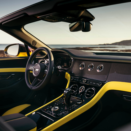 2027 Bentley Continental GTC S Cyber Yellow Interior