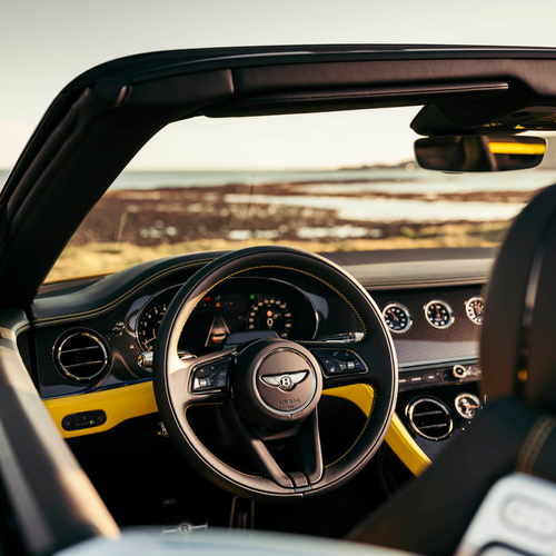 2027 Bentley Continental GTC S Cyber Yellow Interior