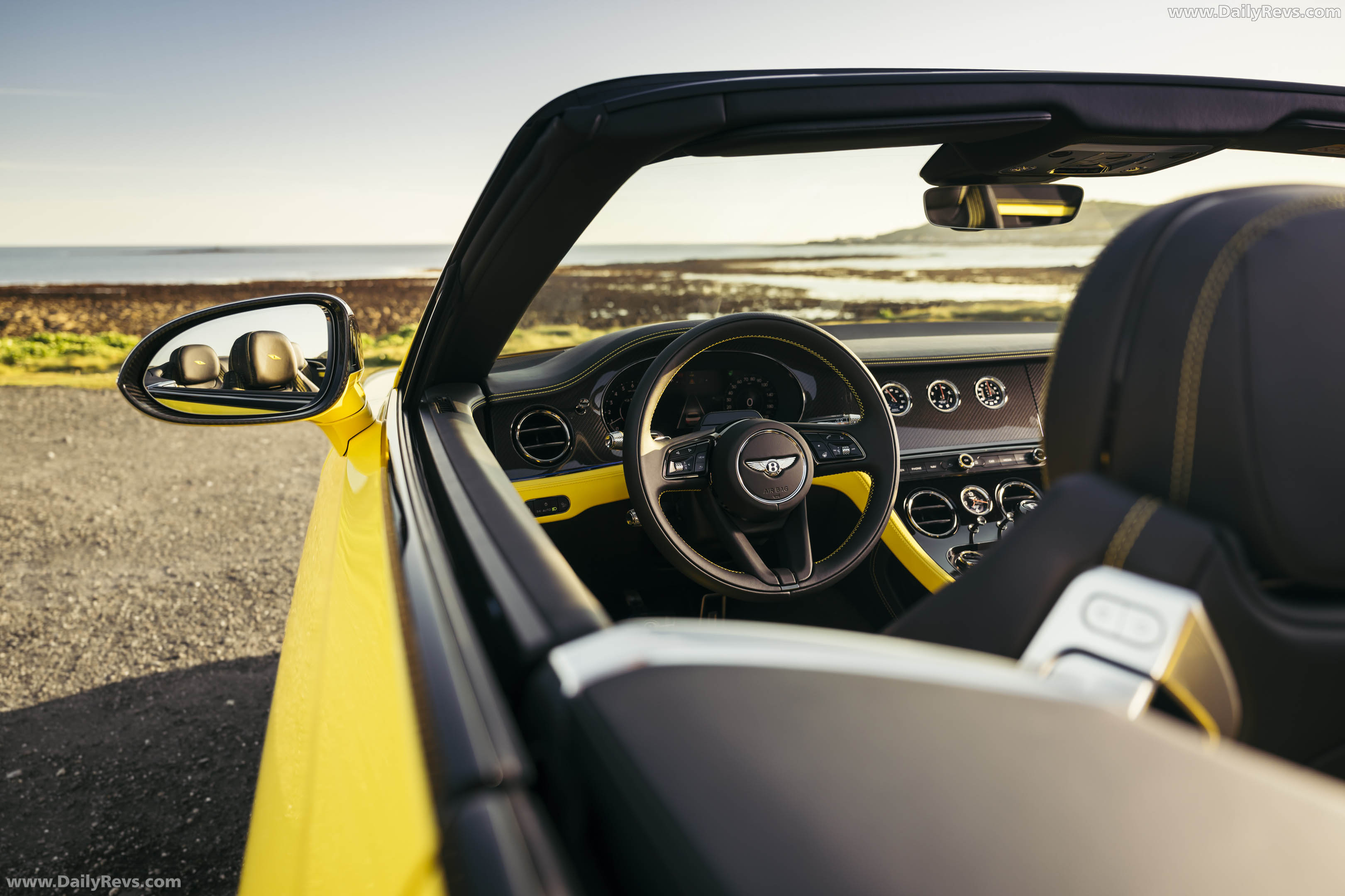 2027 Bentley Continental GTC S Cyber Yellow Interior