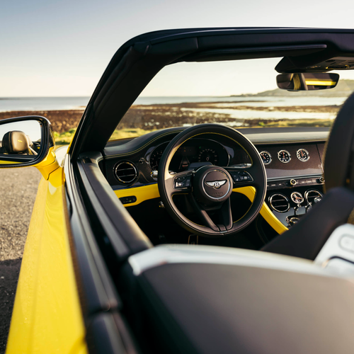 2027 Bentley Continental GTC S Cyber Yellow Interior