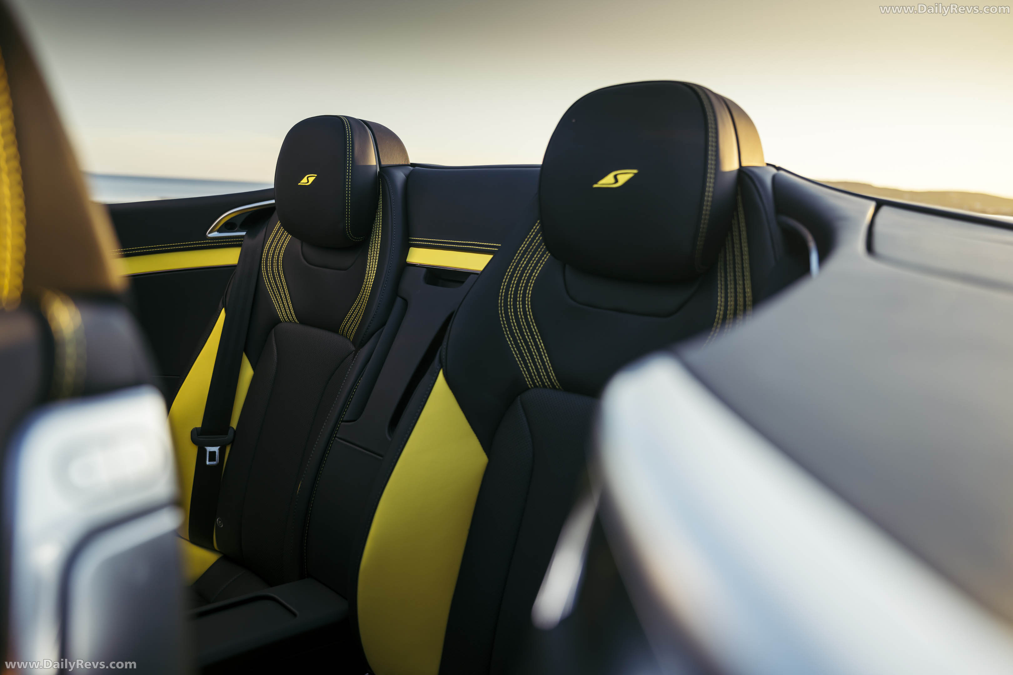 2027 Bentley Continental GTC S Cyber Yellow Interior
