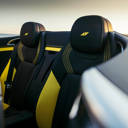 2027 Bentley Continental GTC S Cyber Yellow Interior