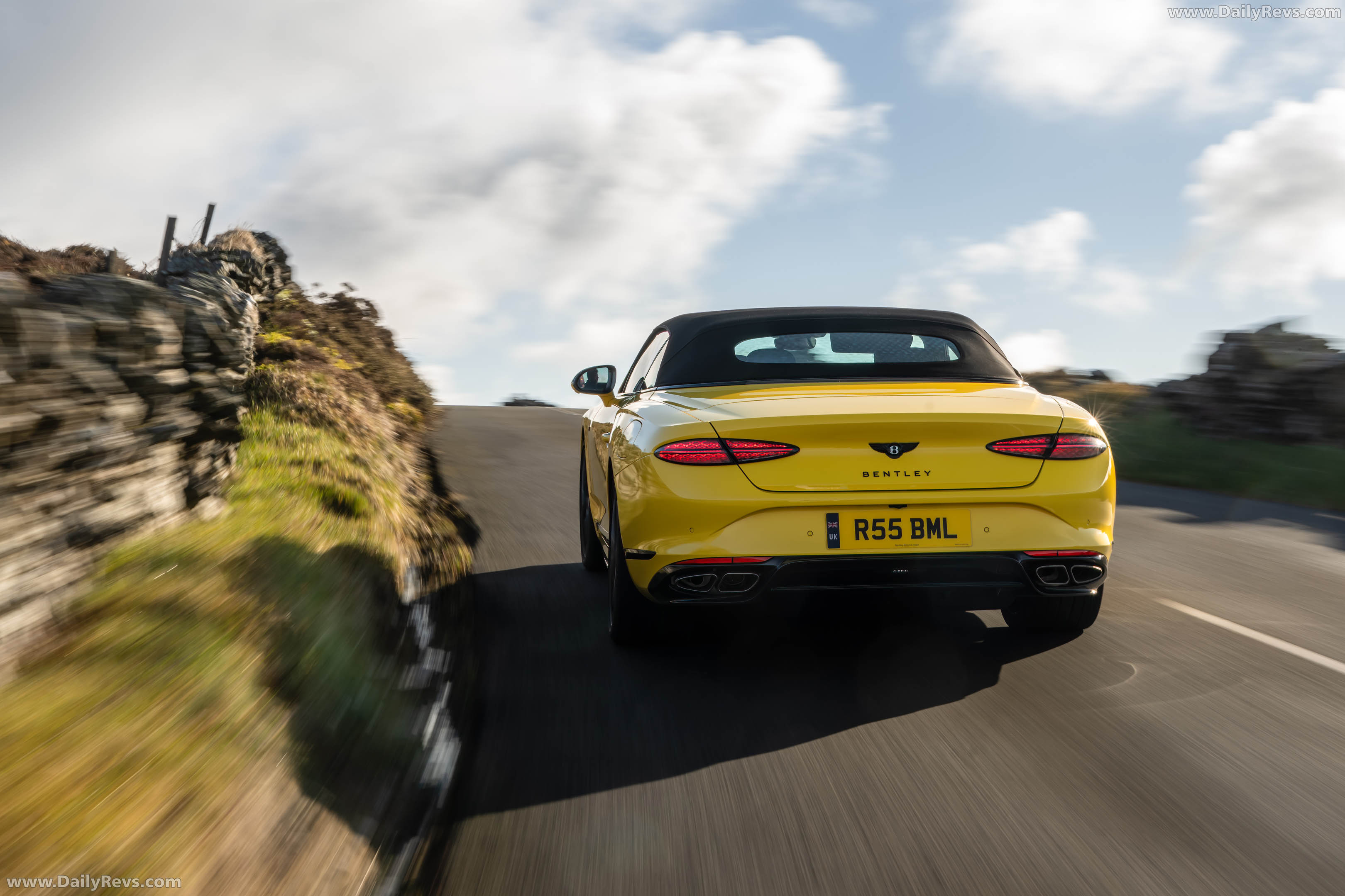 2027 Bentley Continental GTC S UK Version Rear View