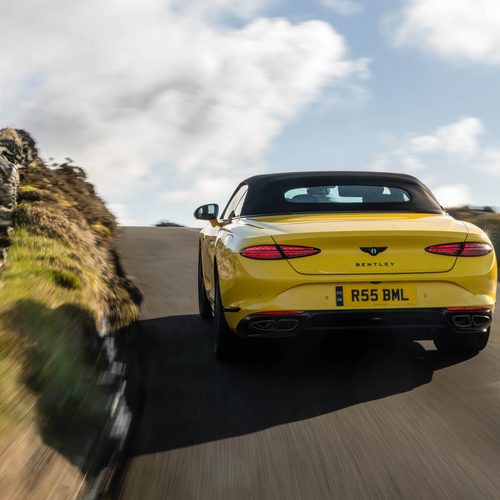 2027 Bentley Continental GTC S UK Version Rear View