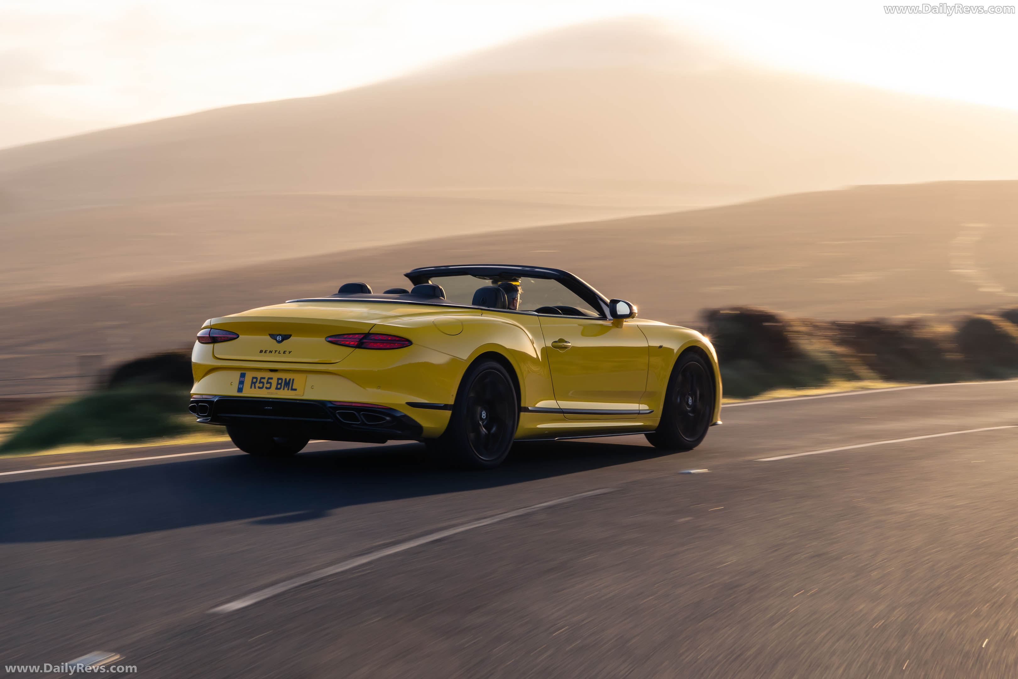 2027 Bentley Continental GTC S UK Version Rear View