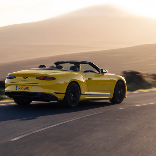 2027 Bentley Continental GTC S UK Version Rear View