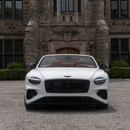 2027 Bentley Continental GTC S Glacier White Front View