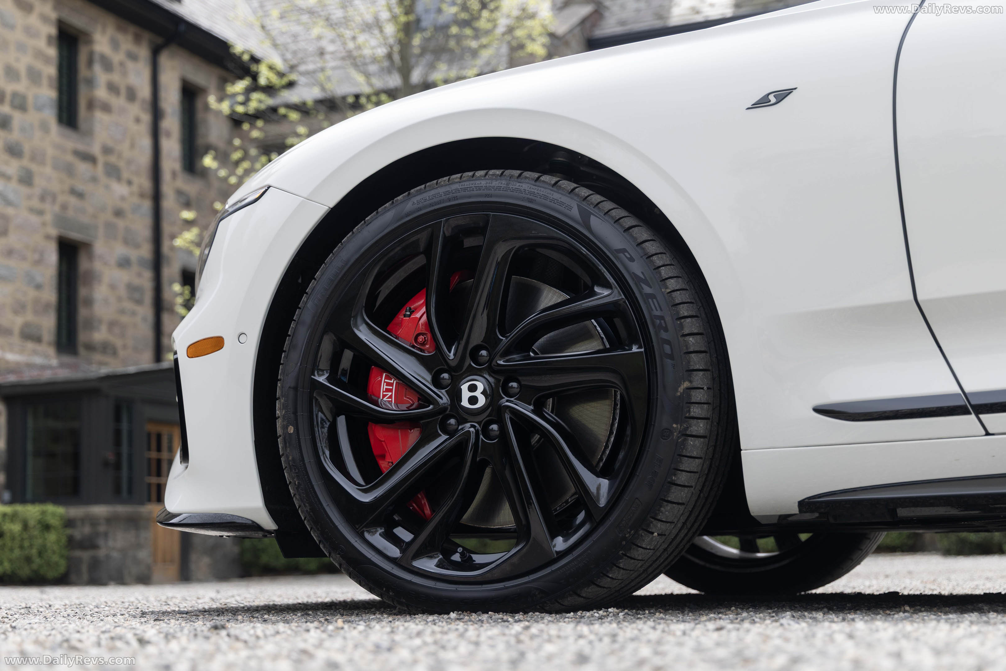 2027 Bentley Continental GTC S Glacier White Exterior